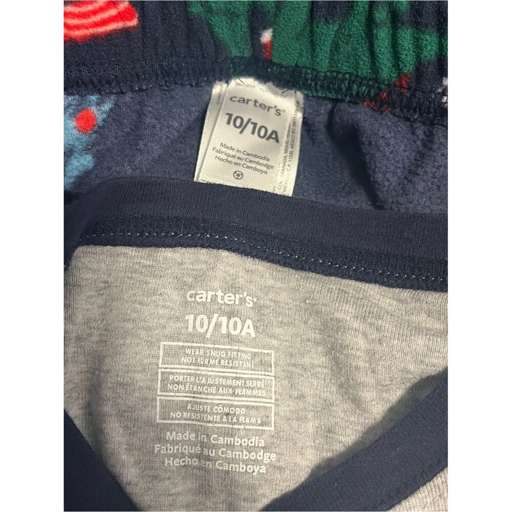 Dino winter pajama set Sz 10